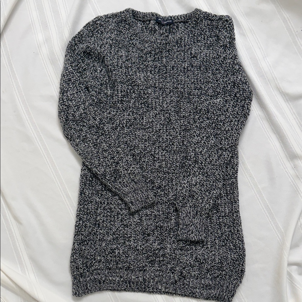 Brandy Melville Black and White Knit Sweater Dress‎